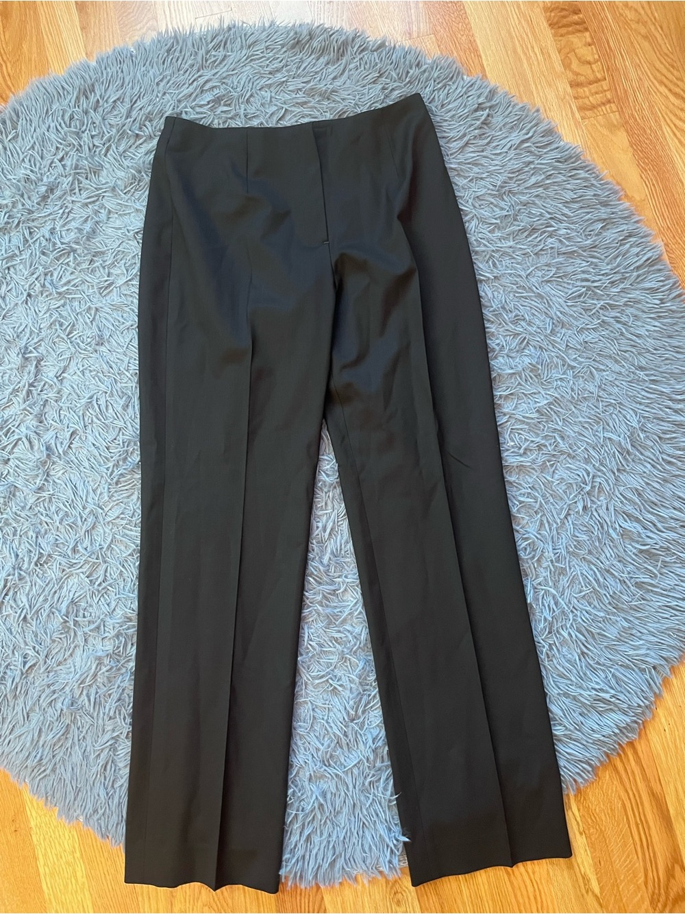 Bernard Zins Black Women's Tailored Wool Dress Pants Size 8
